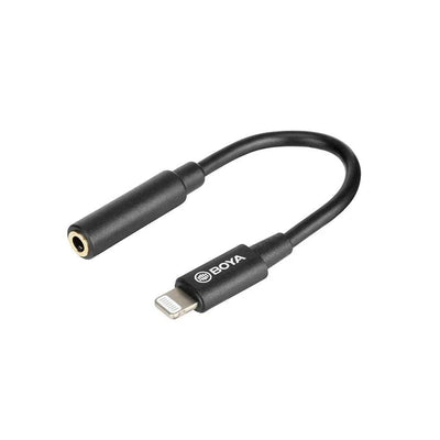 BOYA BY-K8 3.5mm Mic to Lightning Adapter for iPhone