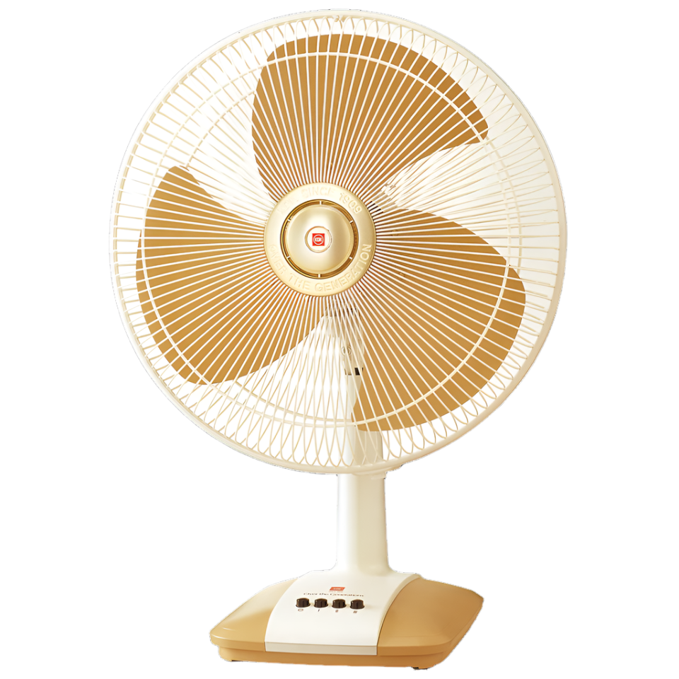 KDK Desk Fan with Metal Blades 3 Speeds & Adjustable Angle