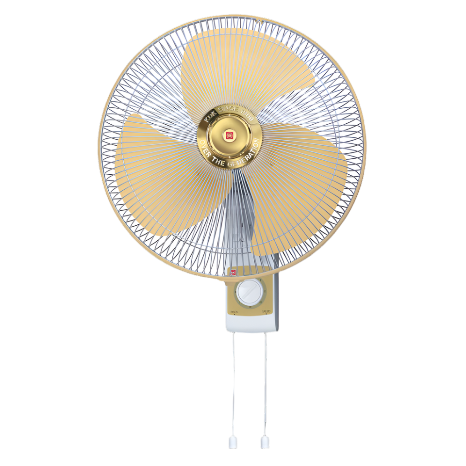 KDK Wall Fan with Metal Blade 3-Speed & Oscillation