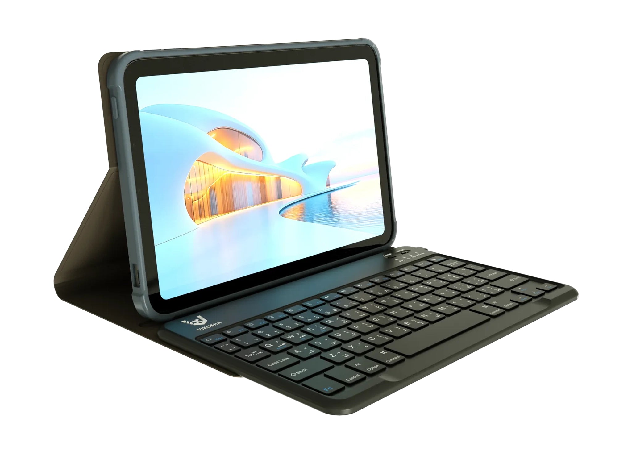 تابلت فيكوشا V-Z4 مع باقة تشمل لوحة مفاتيح مع غطاء، اشتراك IPTV 3 أشهر