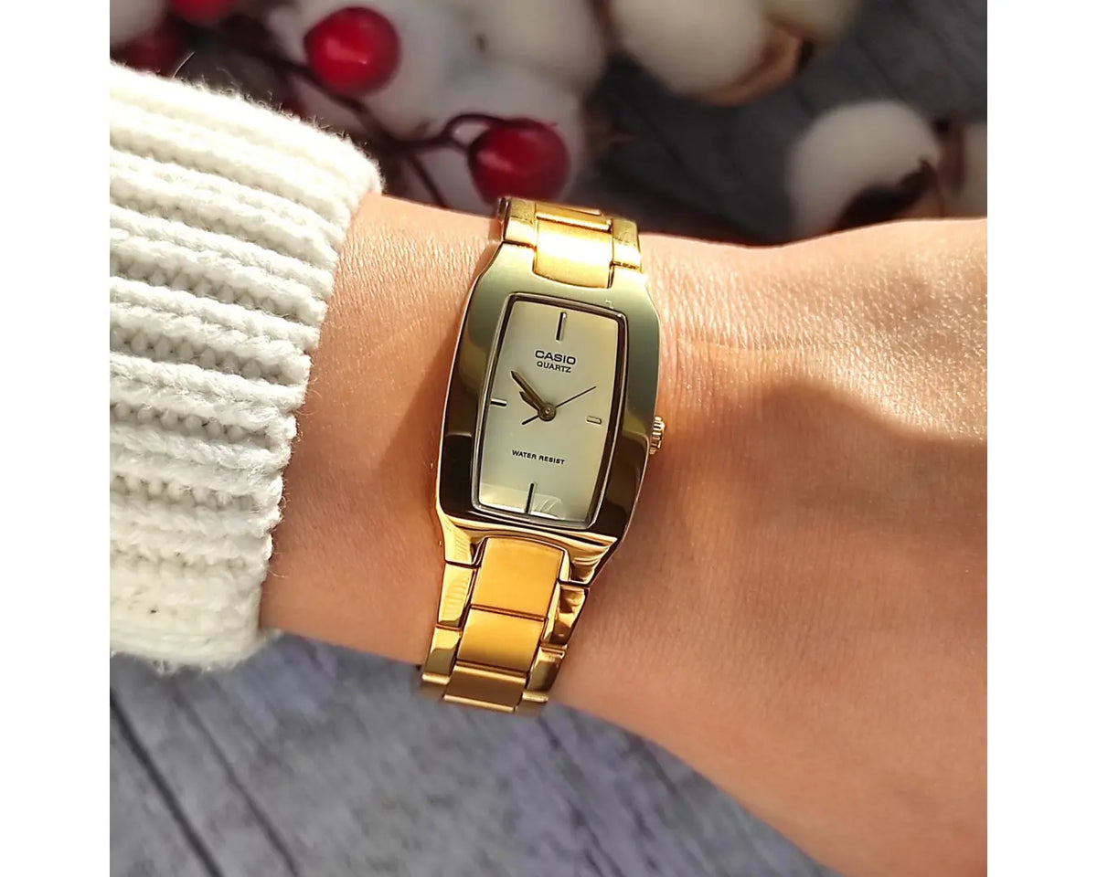 Casio LTP-1165N-9CRDF Stainless Steel Gold Watch , Women Watches