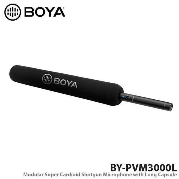 BOYA BY-PVM3000L Long Shotgun Mic for Pro Audio