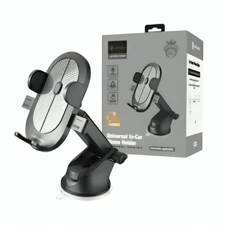 حامل جوال للسيارة LENYES CR119 – أسود، دوران 360° وثبات