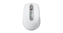 Logitech MX Anywhere 3S Compact Wireless Mouse – Pale Grey, 8K DPI, Fast Scrolling, Bluetooth & USB-C – 910-006930