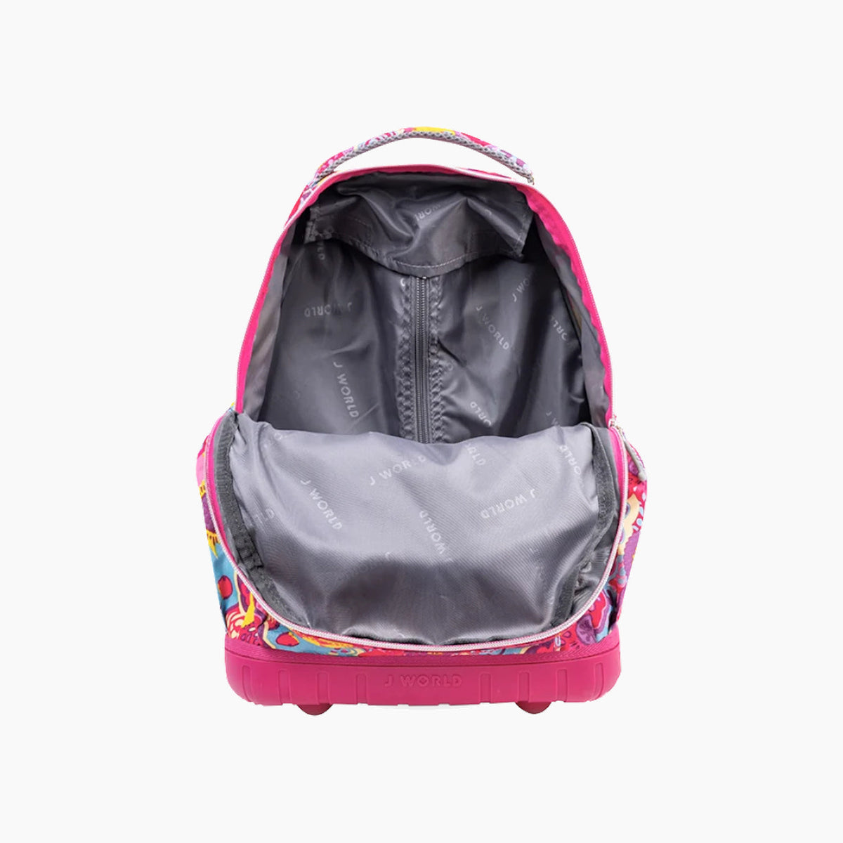 J World Lollipop Kids Rolling Backpack with Lunch Bag (16 Inch)