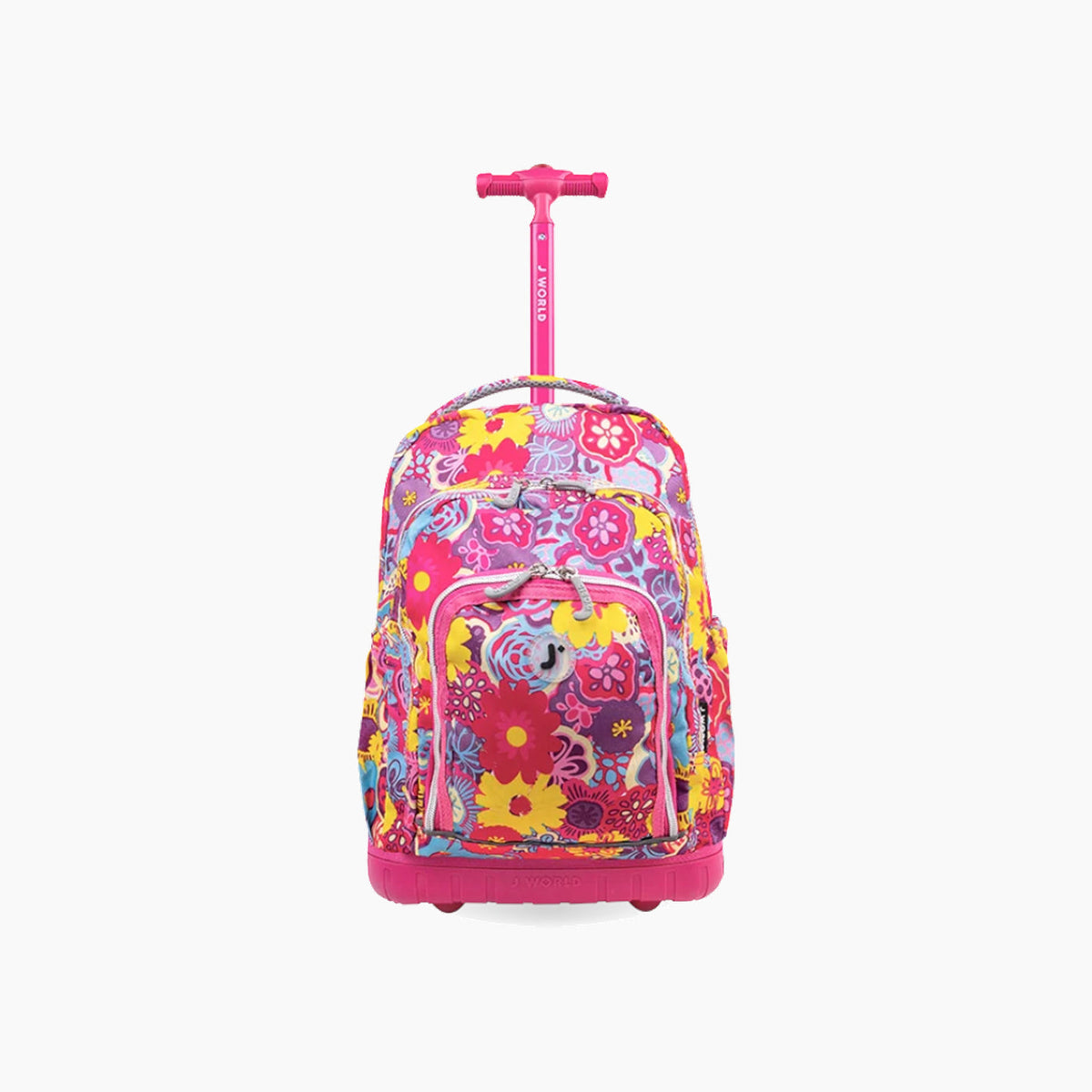 J World Lollipop Kids Rolling Backpack with Lunch Bag (16 Inch)