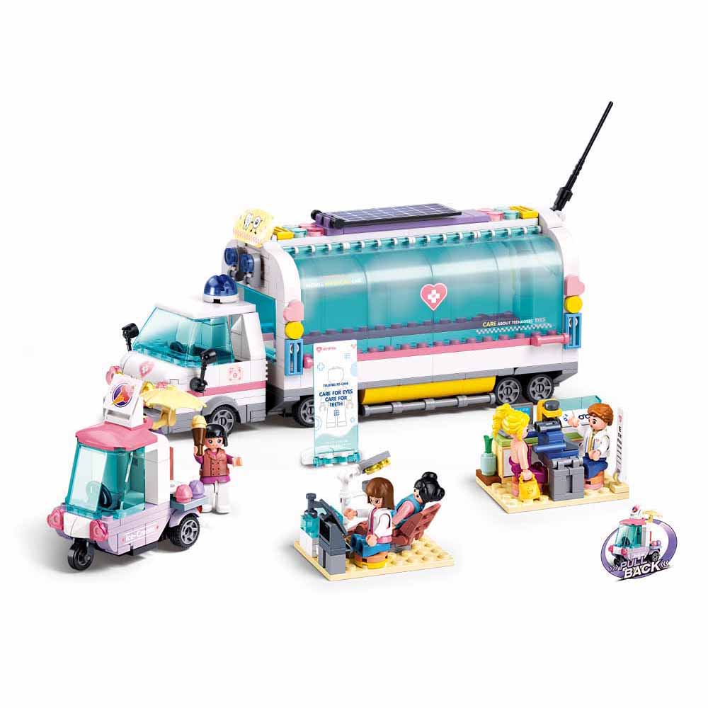 Sluban - Metropolis Doctor - Mobile Nursing Car (Pullback) | M38-B1215