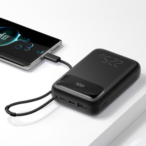 MCDODO 10000mAh Power Bank with PD & QC and Built in Cable
