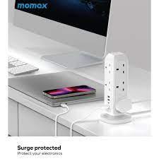 MOMAX ONEPLUG 11 Outlet Power Strip with USB Fast Charging