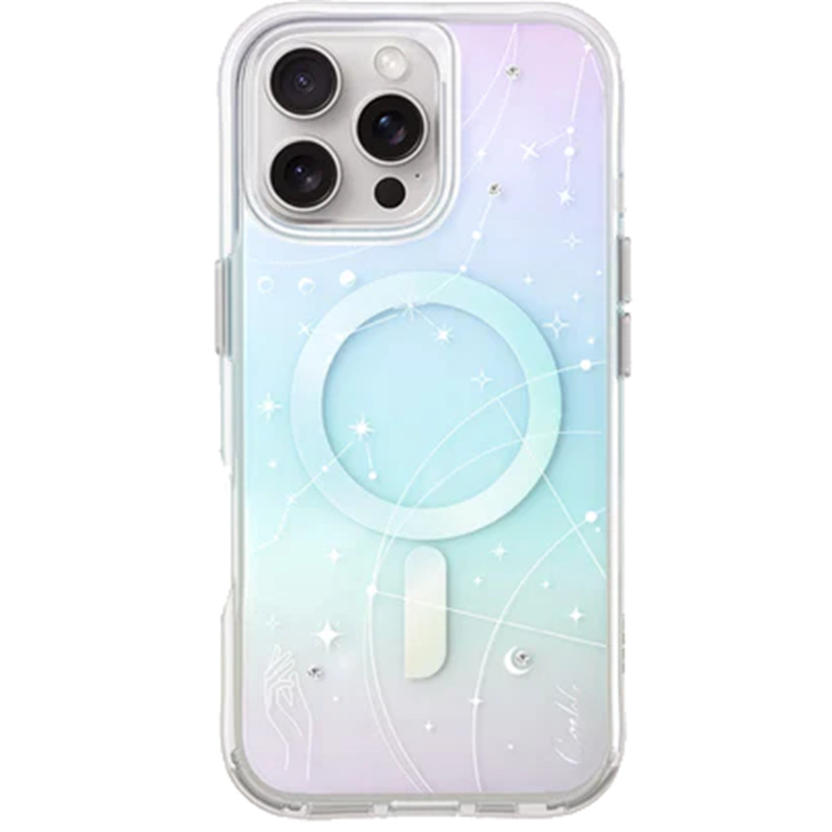 UNIQ COEHL iPhone 16 Pro (6.9") Magnetic Charging Celest - Iridescent
