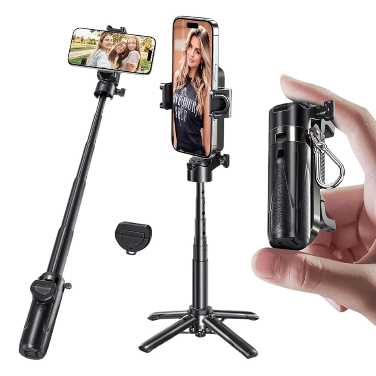 JMARY MT-18 Mini Selfie Tripod with Bluetooth Remote