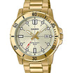 Casio Stainless Steel Strap Mens Gold Analog MTP-VD01G-9E