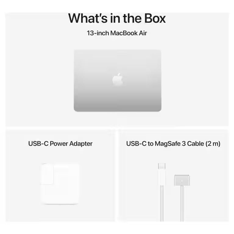 Apple MacBook Air 13″ (Early 2025) – M4 Chip, 16GB RAM, 256GB SSD, 13.6″ Liquid Retina, 18H Battery | Midnight