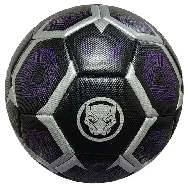Marvel Black Panther Themed Football - PVC Rubber Branded Ball for Kids 2Y+