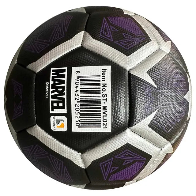 Marvel Black Panther Themed Football - PVC Rubber Branded Ball for Kids 2Y+