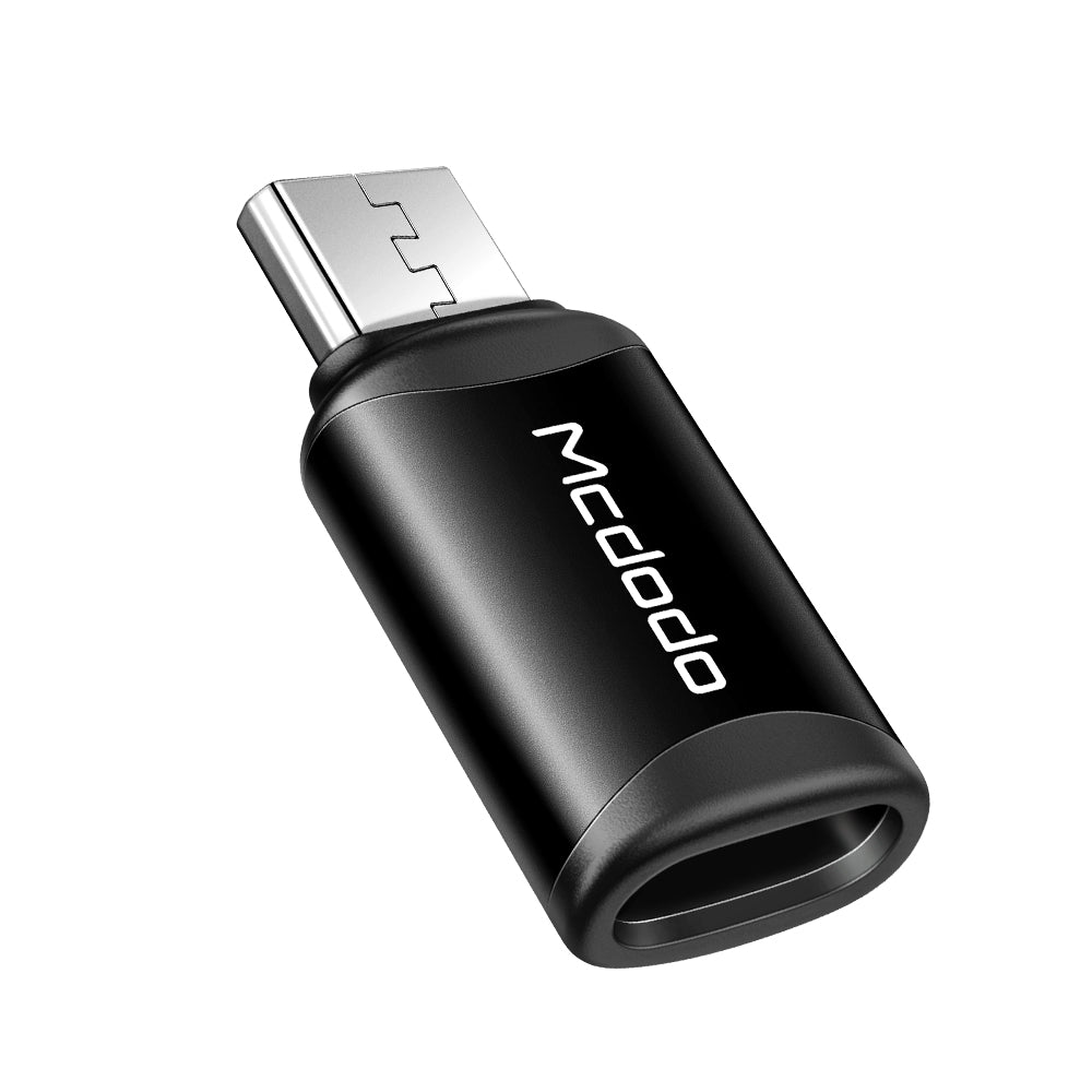 McDodo Lightning to Type C Adapter Fast Charging & Data Transfer - Black