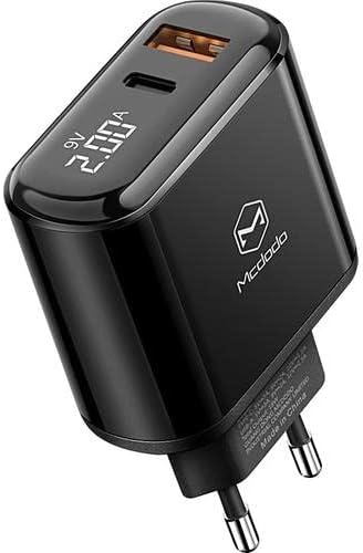 Mcdodo 20W PD3.0 Fast Charger with Digital Display & USB C to Lightning