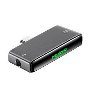 Mcdodo 60W Audio Adapter Type C to DC3.5 & Type C - Black