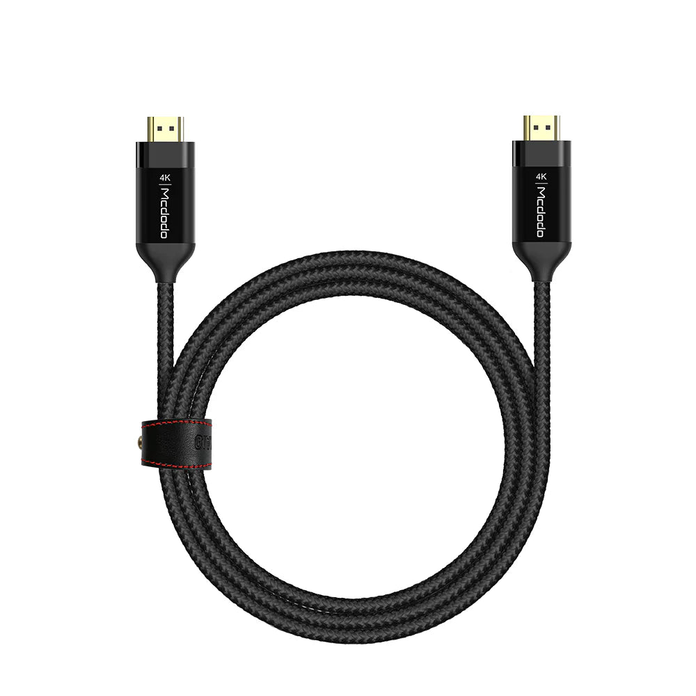Mcdodo HDMI to HDMI 4K High Definition Cable 2m Long - Black