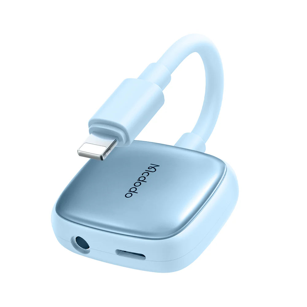 Mcdodo Lightning to DC3.5 Digital Audio Cable - High Quality(Blue)