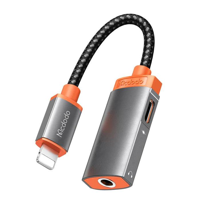 Mcdodo Lightning to DC3.5mm + Lightning Adapter - Audio & Charge