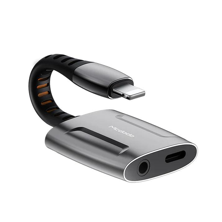 Mcdodo Lightning to Lightning & DC3.5mm Adapter Fast Charging - Black