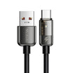 Mcdodo Transparent Type C 6A Super Charge Cable 1.2m - Black
