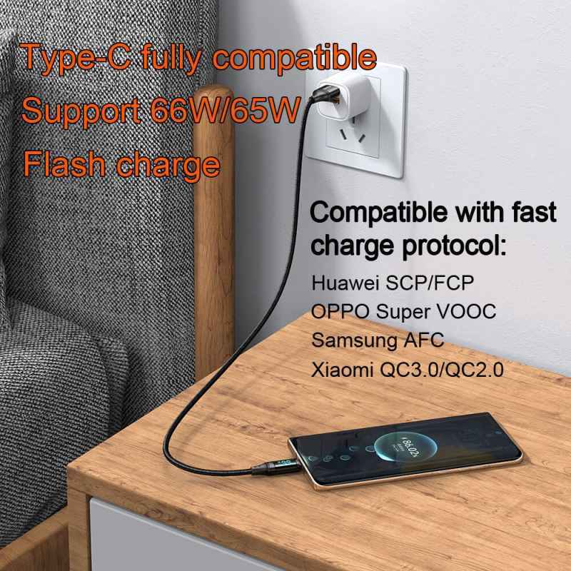 Mcdodo Type C Fast Charging Cable with Digital Display 1.2m