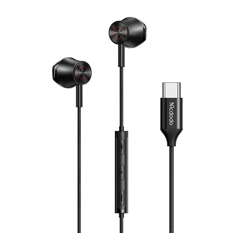 Mcdodo Type C Stereo Wired Earphones with HD Call Microphone