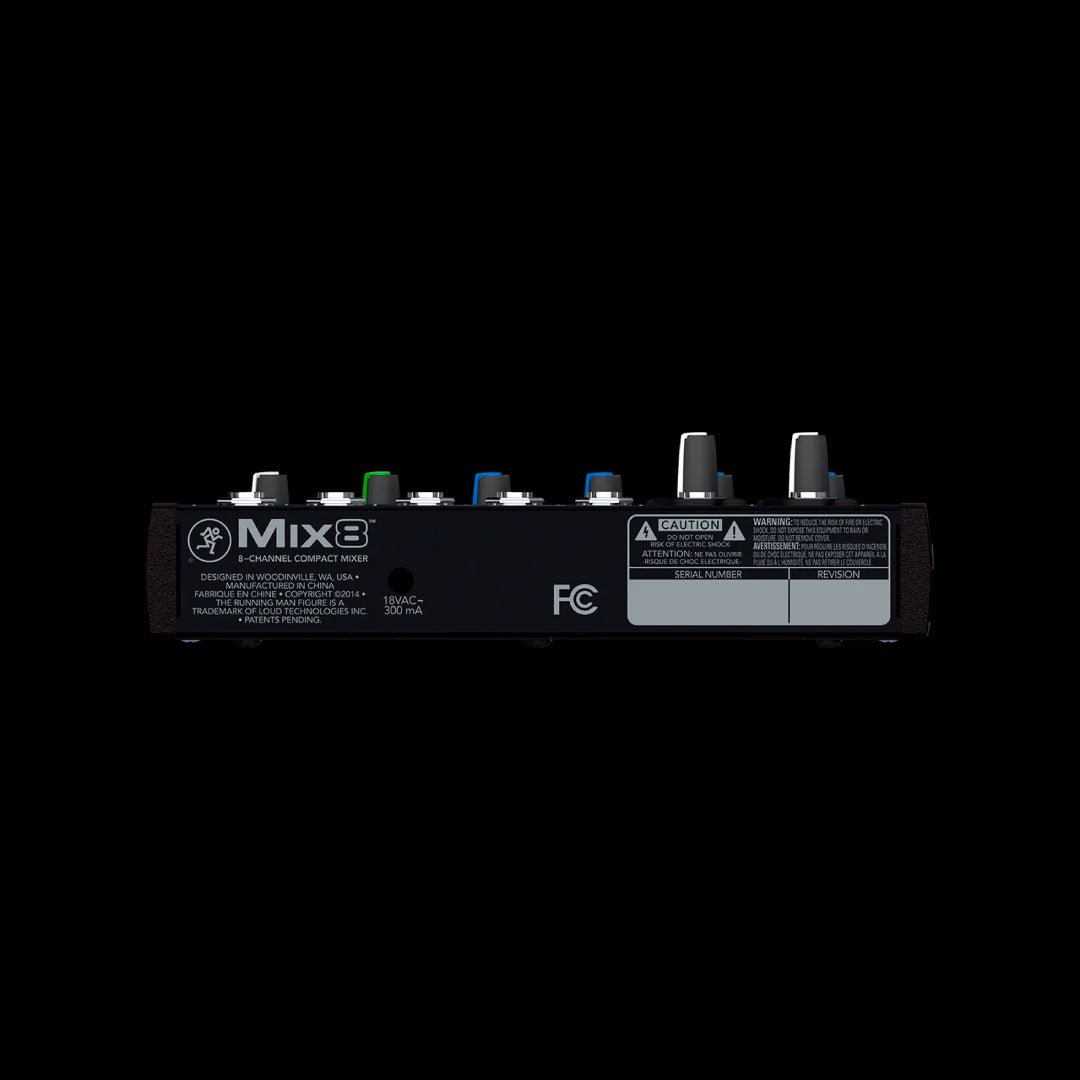 Mackie Mix8 8-Channel Compact Mixer