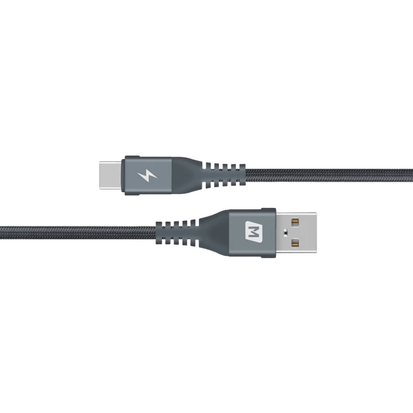 Momax Elite Link USB A to USB-C 1.2M Fast Charge Cable - Black