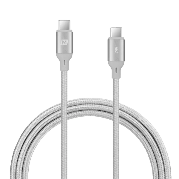 Momax Go Link USB C to USB C 100W PD Charging Cable 1.2m -  Silver
