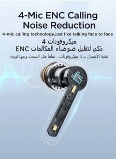 Joyroom JR BB1 True Wireless Earbuds ENC Noise Reduction - Black & White