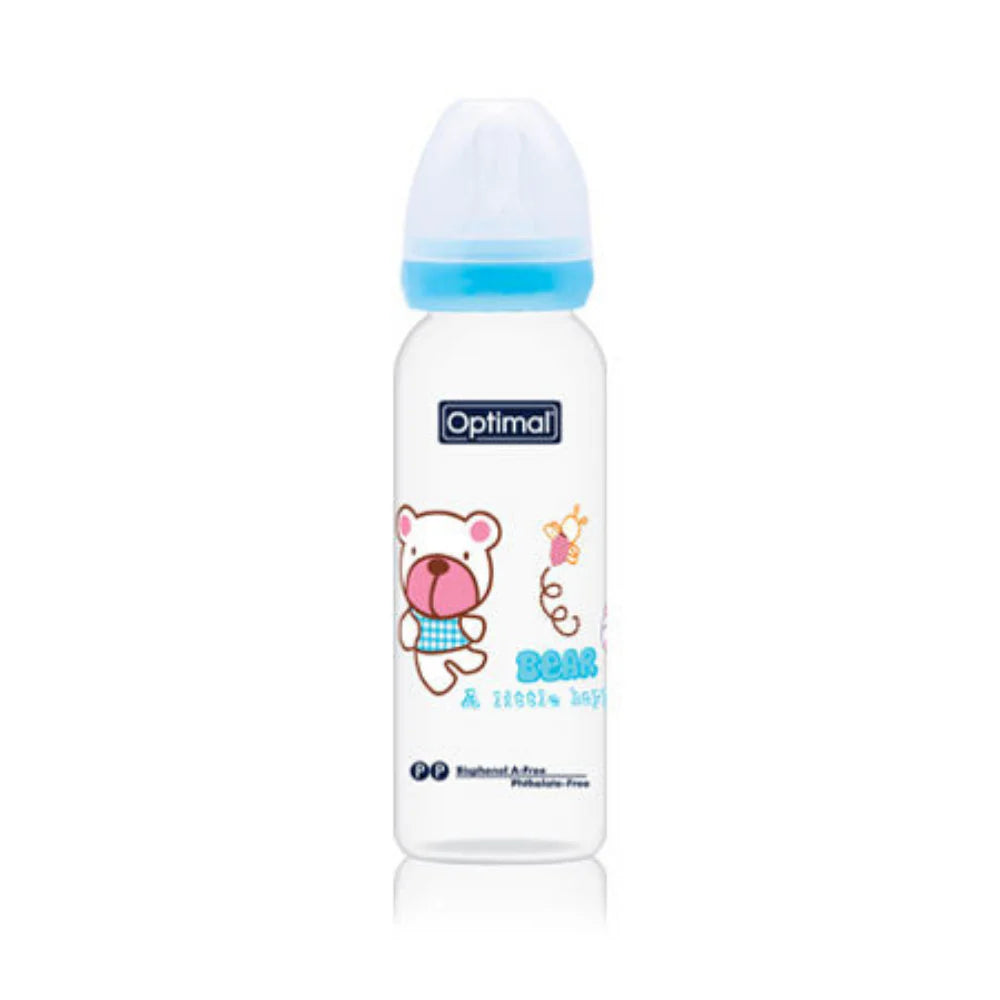 Optimal Narrow-Neck Baby Bottle 240ml – 6+ Months