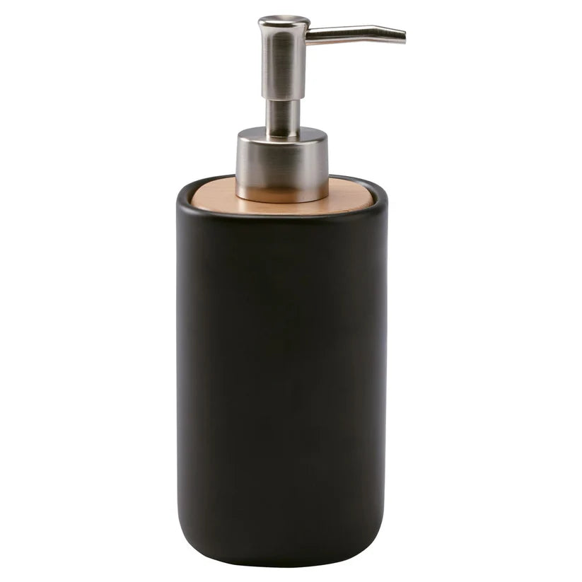 Aquanova Oscar Soap Dispenser – Black Ceramic Body