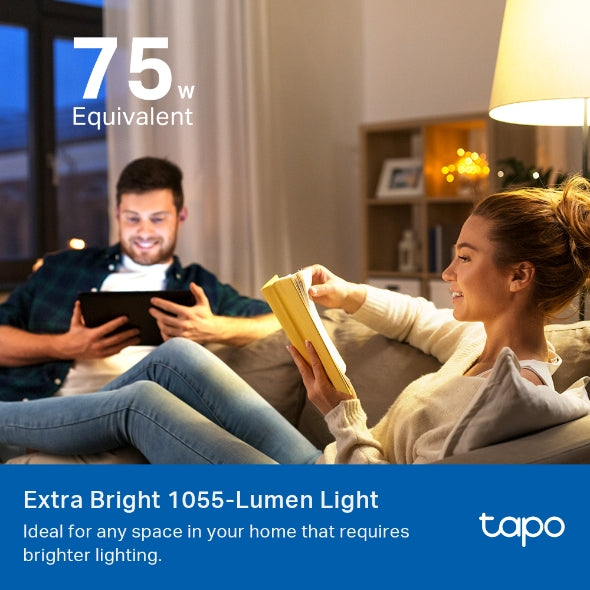 Tapo L535E Smart WiFi Light Bulb With 1055 lumens, Multicolor