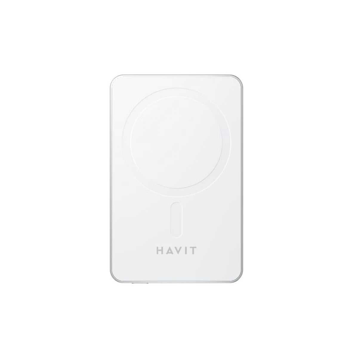 باور بانك HAVIT PB5216 لاسلكي مغناطيسي 5000mAh أبيض