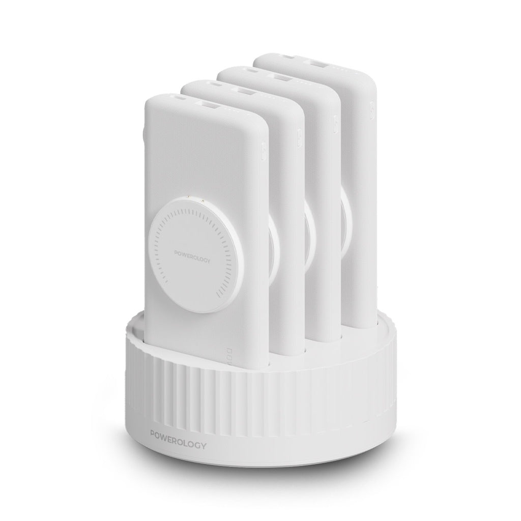 محطة باور لولوجي 4 في 1 لبنك الطاقة اللاسلكي (10000 مللي أمبير/ساعة)