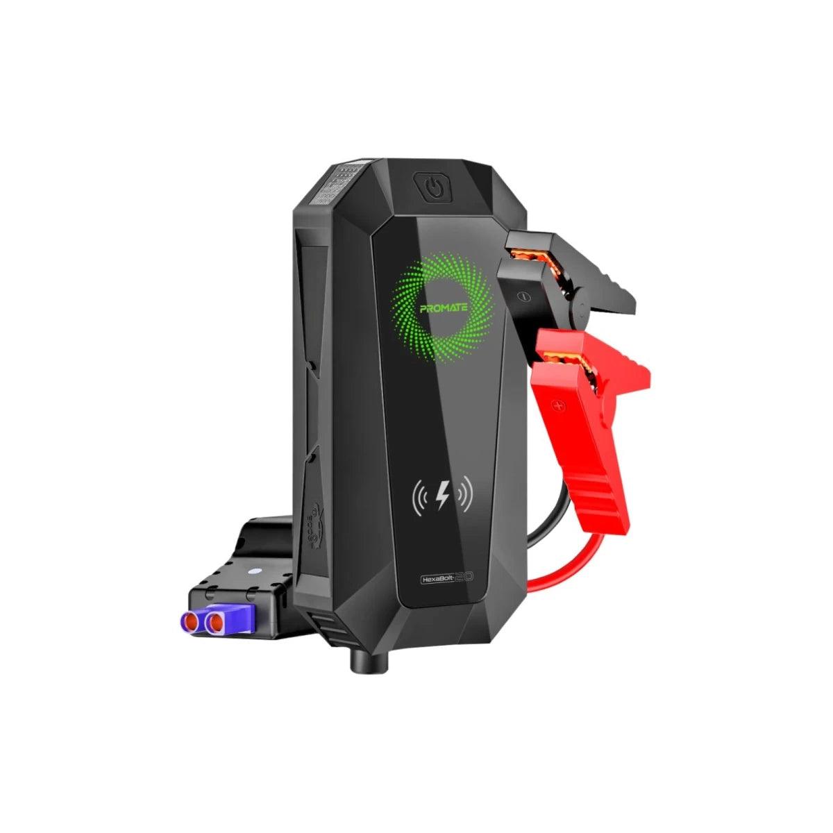 PROMATE HexaBolt 20 Jump Starter Power Bank 19200mAh 6 in 1 - Black