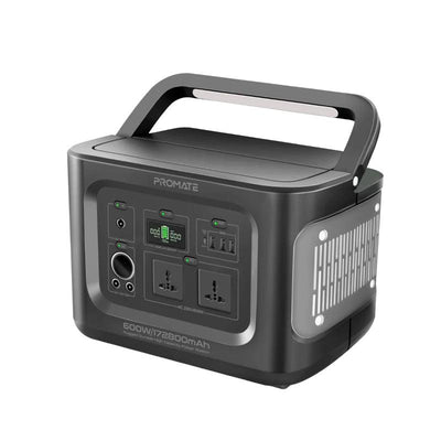 PROMATE PowerMine 600W High Capacity 172800mAh Power Station - Black
