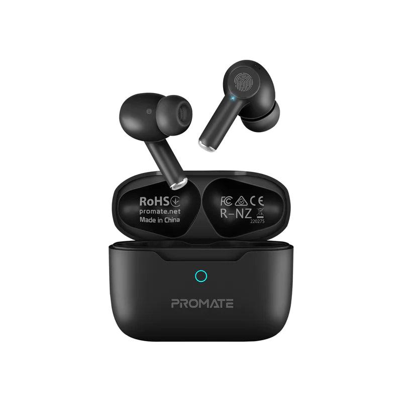 PROMATE ProPods HD Sound & Active Noise Cancellation - Black