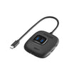 PROMATE SnapHub 4 10Gbps Ultra Fast USB Hub - Black