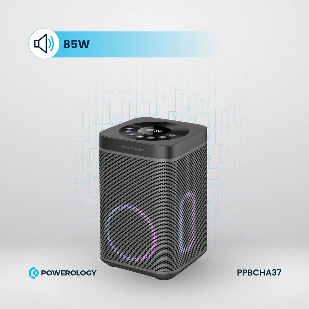 Powerology 90000mAh 300W Portable Generator with Hi-Fi Sound System