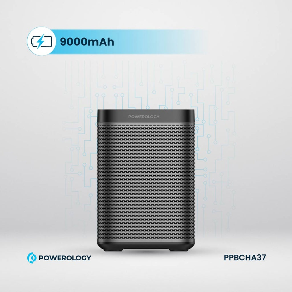 Powerology 90000mAh 300W Portable Generator with Hi-Fi Sound System