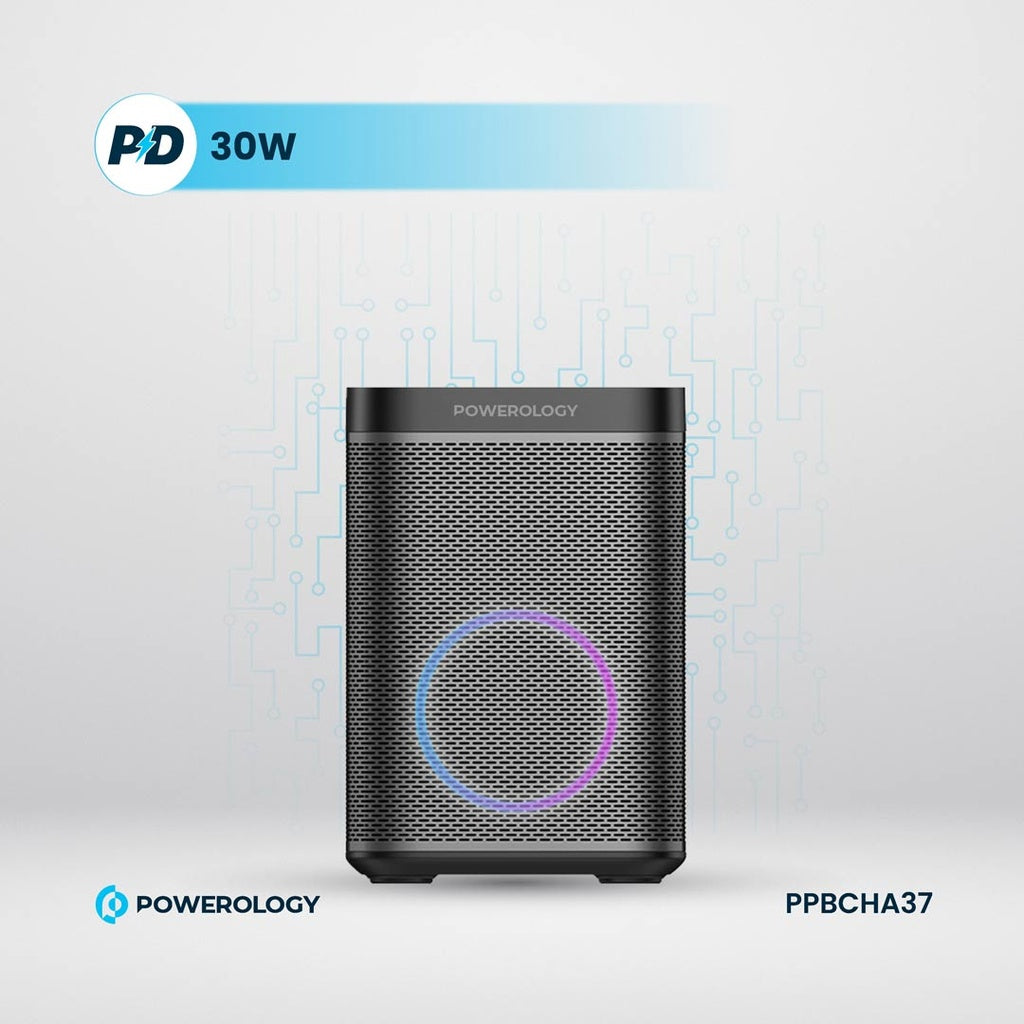 Powerology 90000mAh 300W Portable Generator with Hi-Fi Sound System