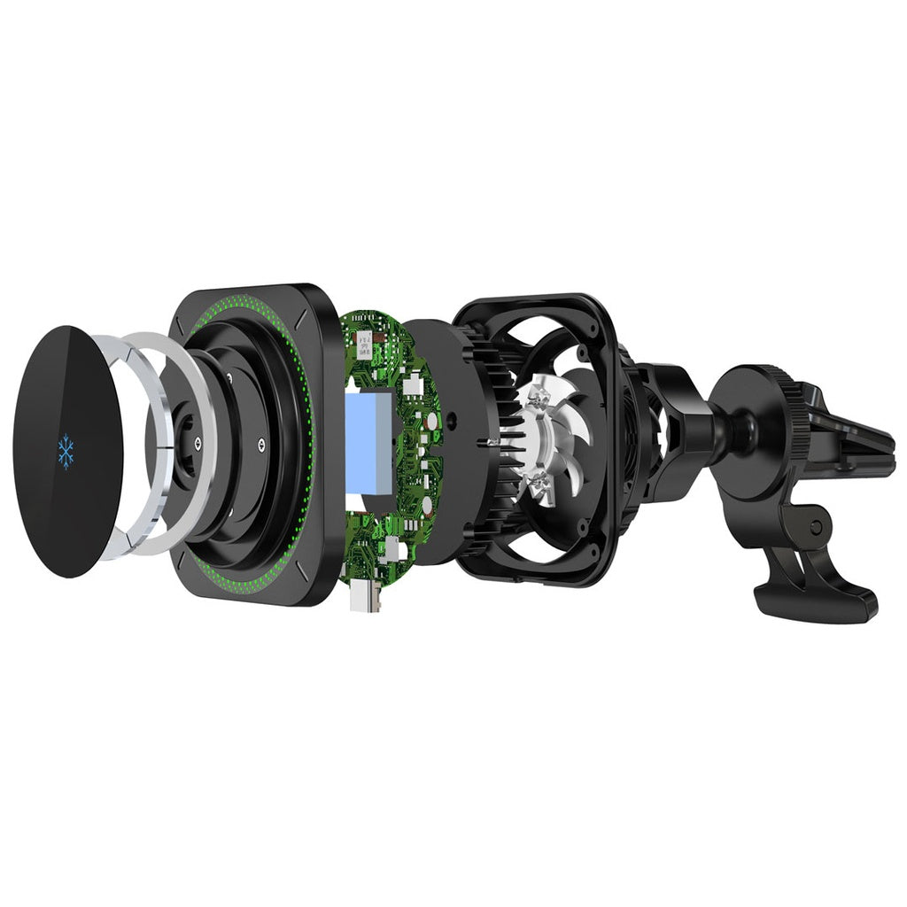 شاحن Powerology Qi2 Standard 15W مغناطيسي متوافق مع iPhone 15 - شحن سريع