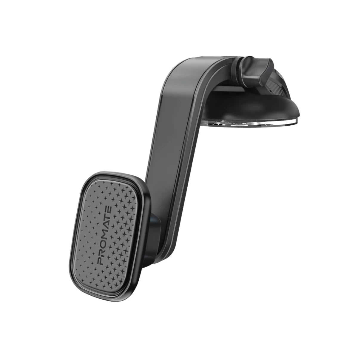 Promate MagMount XL Magnetic Car Phone Holder 360° Rotatable - Black