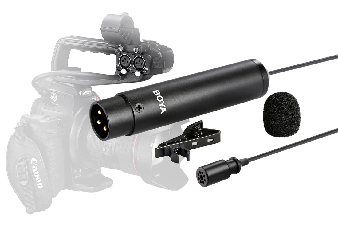 BOYA BY-M3D Dual Lavalier Mic – USB-C Interview Microphone