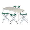 Royalford RF11676 Camping Table with Chairs | Foldable Outdoor Table Set