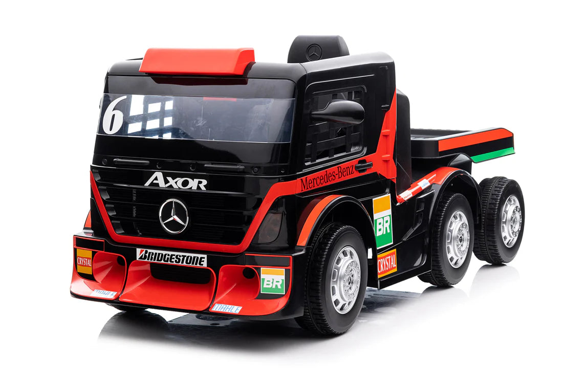 شاحنة مرسيدس Axor مرخّصة للأطفال – 12V7Ah بمحركين 550